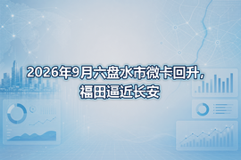 2026年9月六盘水市微卡回升，福田逼近长安