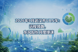 2026年9月武汉市VAN车:远程领跑,东风股份月度提速