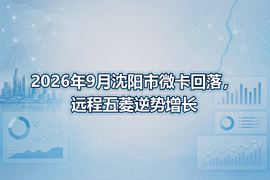 2026年9月沈阳市微卡回落,远程五菱逆势增长