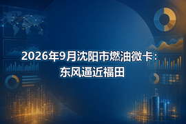 2026年9月沈阳市燃油微卡:东风逼近福田