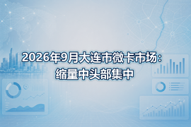 2026年9月大连市微卡市场:缩量中头部集中
