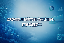 2026年9月聊城市轻卡环比回升，江淮单月第二