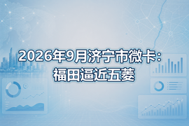 2026年9月济宁市微卡：福田逼近五菱