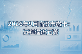 2026年9月临汾市微卡：远程逼近五菱