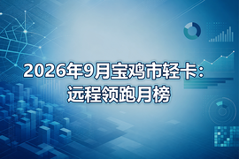 2026年9月宝鸡市轻卡：远程领跑月榜